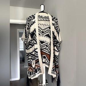 Heavy crochet cardigan